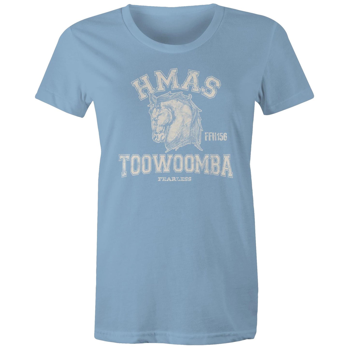 HMAS Toowoomba FFH156 Women's T-shirt (style Alpha, white)