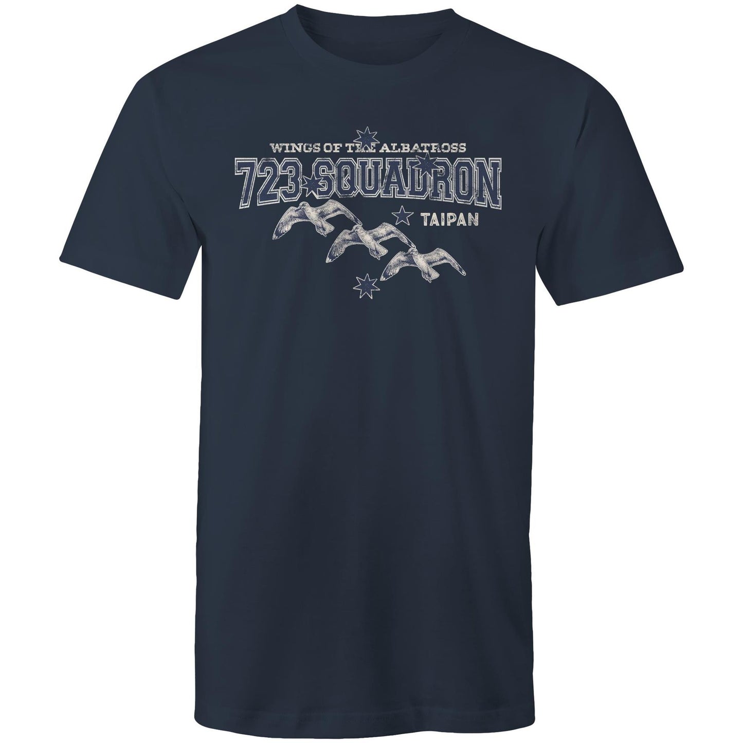 723 Squadron Men's T-shirt (style Alpha, blue)