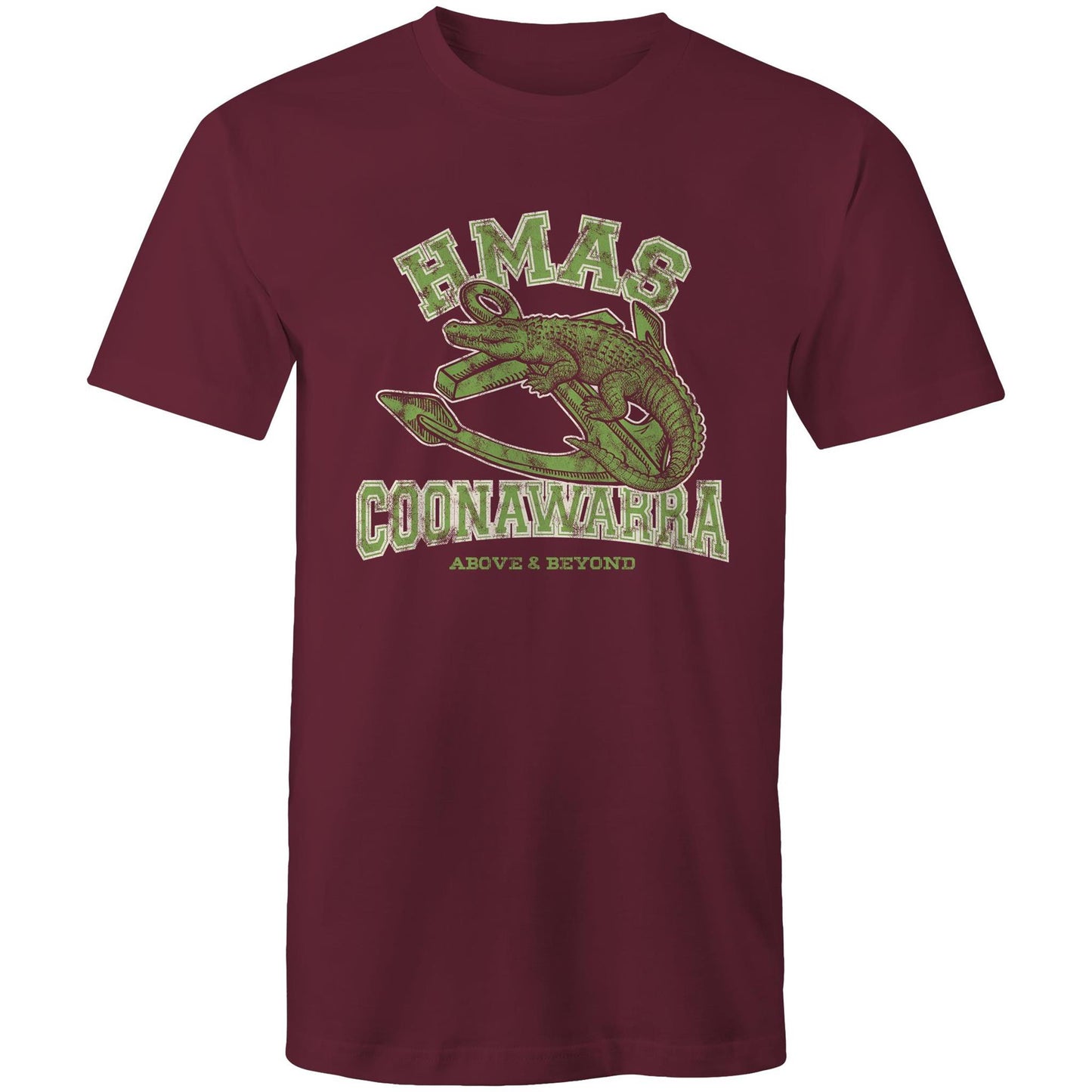 HMAS Coonawarra Men's T-shirt (style Alpha, colour)