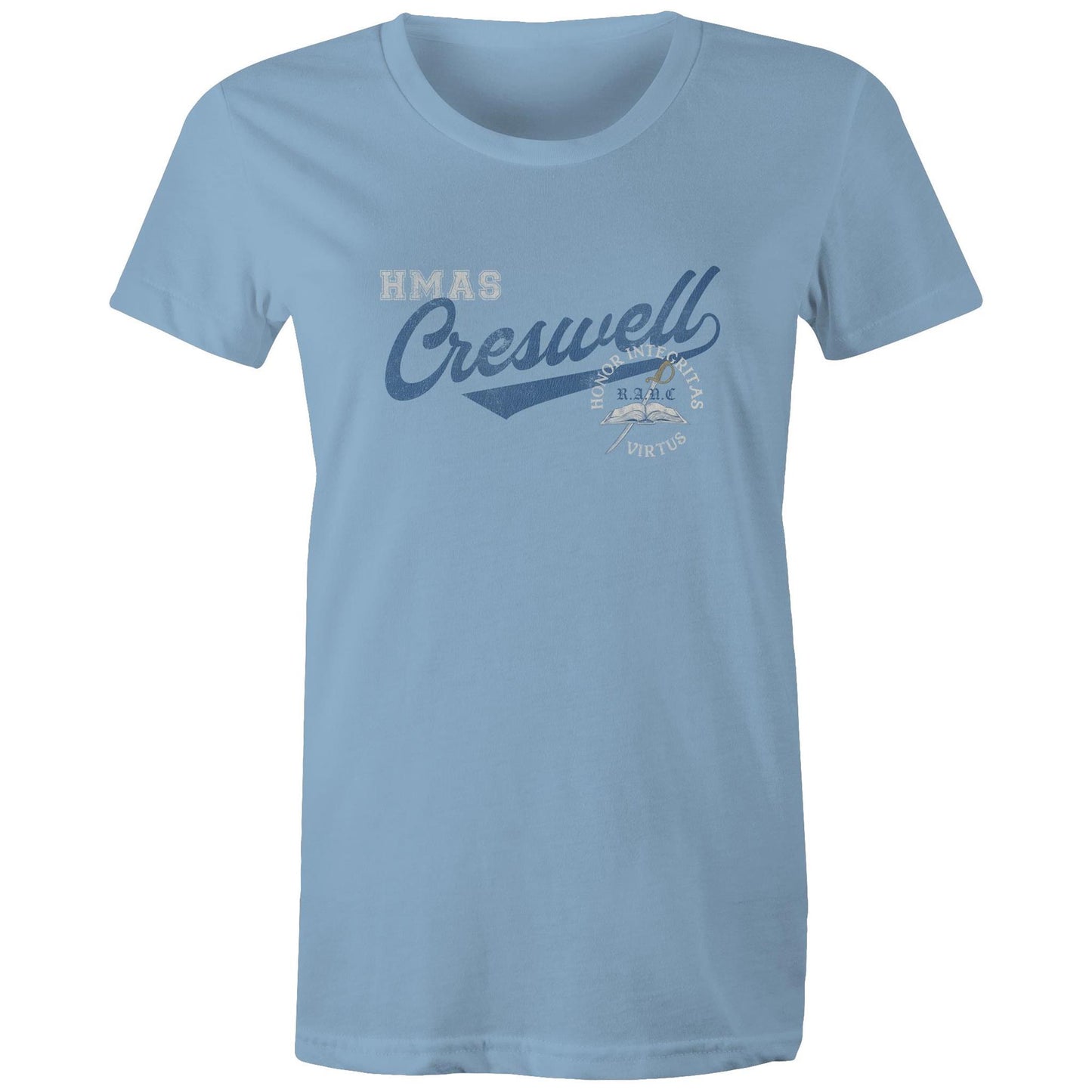 HMAS Creswell Women's T-shirt (style Bravo)