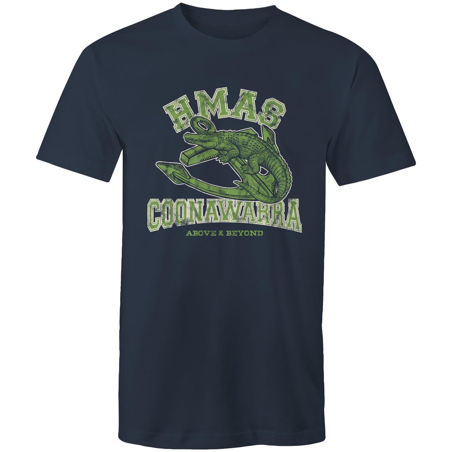 HMAS Coonawarra Men's T-shirt (style Alpha, colour)