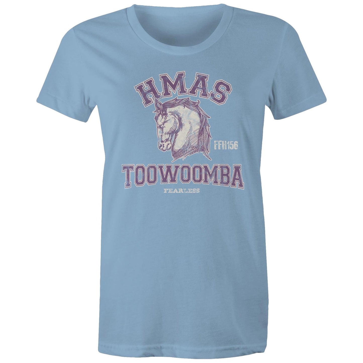 HMAS Toowoomba FFH156 Women's T-shirt (style Alpha, colour)