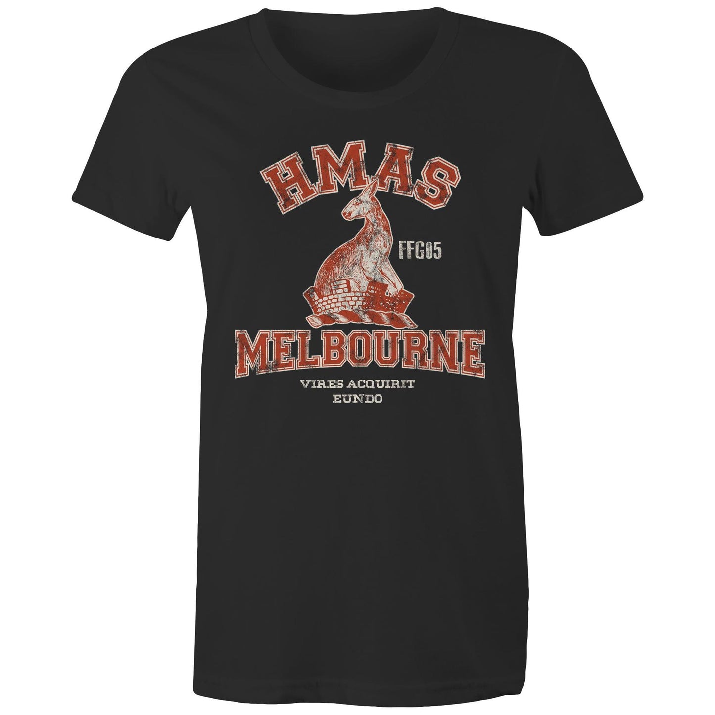 HMAS Melbourne (III) FFG05 Women's T-shirt (style Alpha, colour)