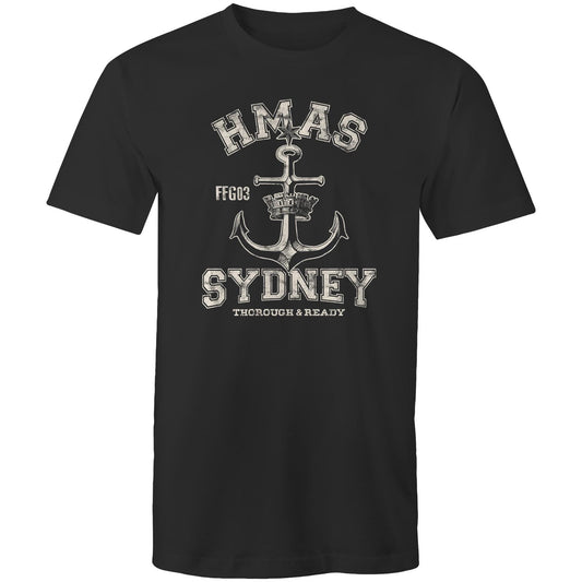 HMAS Sydney (IV) FFG03 Men's T-shirt (style Alpha, white)