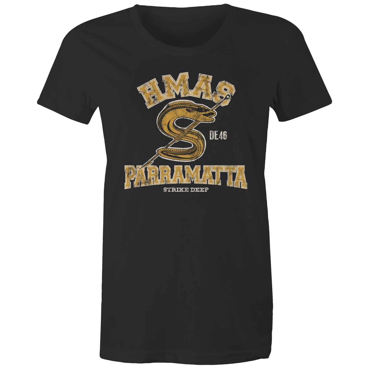 HMAS Parramatta (III) DE46 Women's T-shirt (style Alpha, colour)
